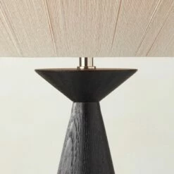 Totora Oak Wood Table Lamp -marin sHOP TotoraTableLampAVSHS22