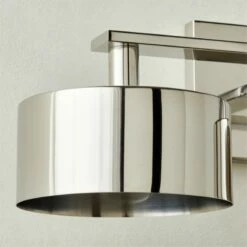 Trada 3-Bulb Polished Nickel Wall Sconce Light -marin sHOP Trada3BlbPlhdNklWallScncAVSHF23