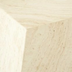 Tukul White Travertine Pedestal Table 13 Tukul White Travertine Pedestal Table -marin sHOP TukulSmallPedestalAVSSF23