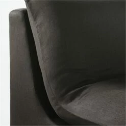 Turn 4-Piece L-Shaped Charcoal Black Sectional Sofa 13 Turn 4-Piece L-Shaped Charcoal Black Sectional Sofa -marin sHOP TurnArmlessChairRavenAVSSS21