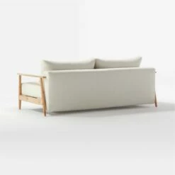 Una Ivory Boucle Sleeper Sofa -marin sHOP UnaSofaBoucleOffWhite3QBF20