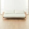 Una Ivory Boucle Sleeper Sofa -marin sHOP UnaSofaBoucleOffWhiteSHF20 1x1