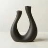 Uri Matte Black Cement Taper Candle Holder -marin sHOP UriTaperHolderBlackSHF23