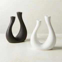 Uri Matte White Cement Taper Candle Holder -marin sHOP UriTaperHolderCollectionFHF23