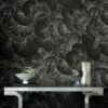 Venation Soft Black Wallpaper -marin sHOP VenationDarkWallpaperSHS22
