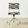 Vicino Black And White Patterned Upholstered Office Chair 1 Vicino Black And White Patterned Upholstered Office Chair -marin sHOP VicinoPatternedChairSHS23