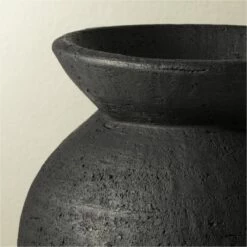 Victoria Black Terracotta Vase 16 Victoria Black Terracotta Vase -marin sHOP VictoriaBlackVaseAVSHS21