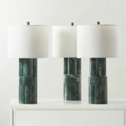 Walden Green Marble Table Lamp Tall -marin sHOP WaldenGrnMrbTllTableLampAV3SHF23