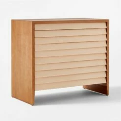 Wane Wood 2-Drawer File Cabinet With Vegan Leather Drawers -marin sHOP WaneWideFileCabinet3QSSS22