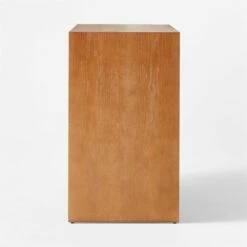 Wane Wood 2-Drawer File Cabinet With Vegan Leather Drawers -marin sHOP WaneWideFileCabinetSDSSS22