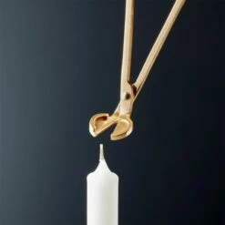 Brass Candle Wick Trimmer -marin sHOP WickTrimmerBrassSHF17