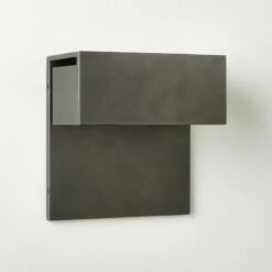 Wilde Blackened Brass Task Wall Sconce Light