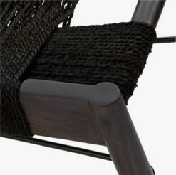 Wrap Large Black Jute Rope Bench 13 Wrap Large Black Jute Rope Bench -marin sHOP WrapBenchLgBlkAVS17