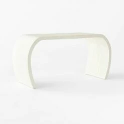 Wynn Ivory Concrete Waterfall Desk -marin sHOP WynnConcreteDesk3QSSF21