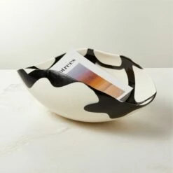 Zeta Murano White Glass Bowl -marin sHOP ZetaMuranoGlassBowlROF22