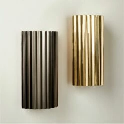 Zinnia Blackened Brass Wall Sconce -marin sHOP ZinniaBrassSconcesGroupFHF22