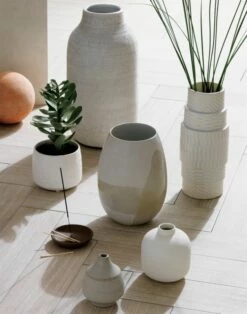 Potted Faux Succulent 14" -marin sHOP burlapwhitevaseACJN18