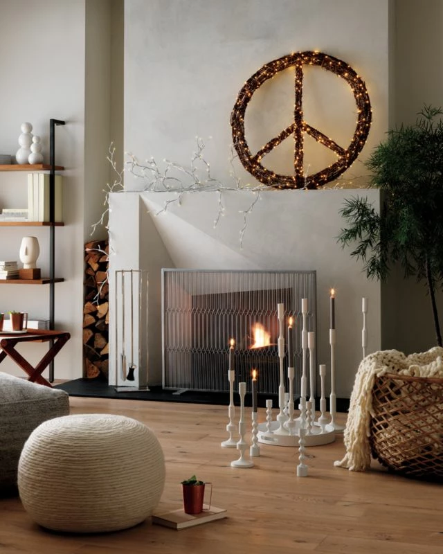 Wool Wrap Natural Pouf 5 Wool Wrap Natural Pouf - Image 3