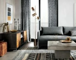 Trio Brass Finish Floor Lamp -marin sHOP tandomsleepersofaelementcoffeeJL17